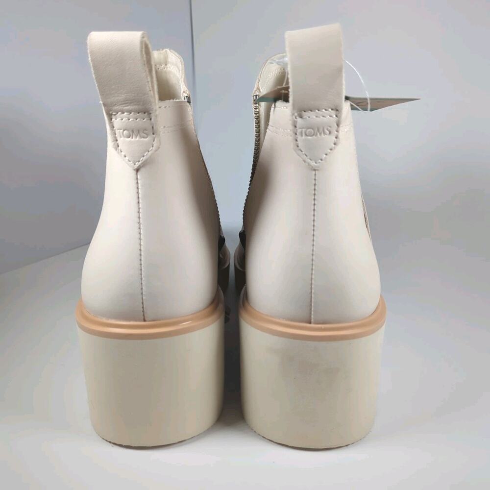 Toms Maude Light Sand Leather Women's Size 10 - Picture 7 of 12